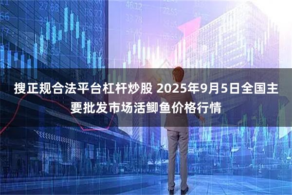 搜正规合法平台杠杆炒股 2025年9月5日全国主要批发市场活鲫鱼价格行情
