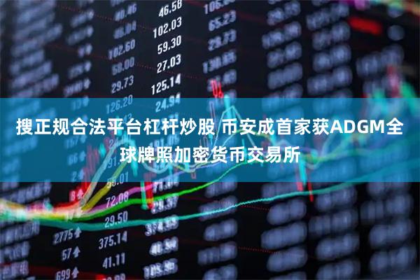 搜正规合法平台杠杆炒股 币安成首家获ADGM全球牌照加密货币交易所